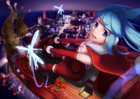 Miku Santa - anime, vocaloid, navidad, chritsmas