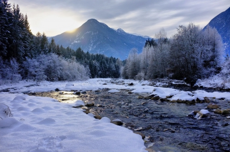 *** Winter *** - river, winter, nature, snow, forest