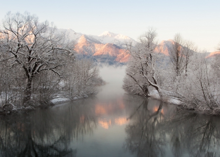 *** Winter *** - winter, nature, snow, river