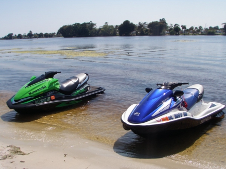 Honda AquaTrax & Kawasaki Ultra 260X - sport, ride, jetski, thrill