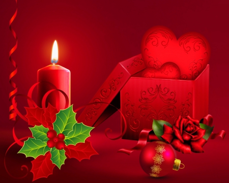 Merry Christmas My Love - Candlelight, Love, Christmas, Merry Christmas