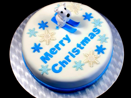 MERRY CHRISTMAS - sweet, food, cake, christmas