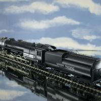 UP 4-12-2 #9000 painted over brass hobby locomotive