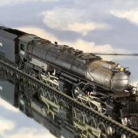 Union Pacific Big Boy 4-8-8-4 painted brass