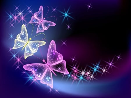 Blue vector - butterflies, high, beautiful, vector, lovely, colorful, design, fly, color