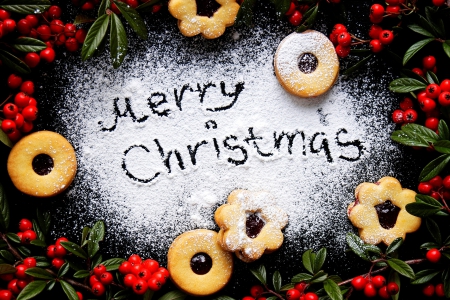 Merry Christmas - christmas, christmas cookies, magic christmas, xmas, merry christmas