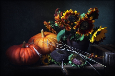 *** Still life *** - flowers, autun, nature, harvest, stil, life