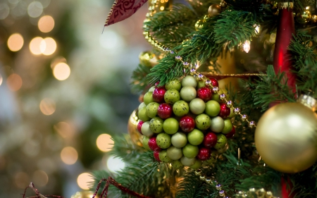 Christmas - nice, new year, photography, colorful, balls, pretty, cold, holiday, background, winter, lovely, christmas, merry christmas, snow, beautiful, photo, decoration, happy