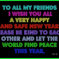 â™¥ Happy New Year To All My Friends â™¥