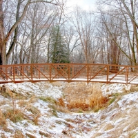 Footbridge in Winter