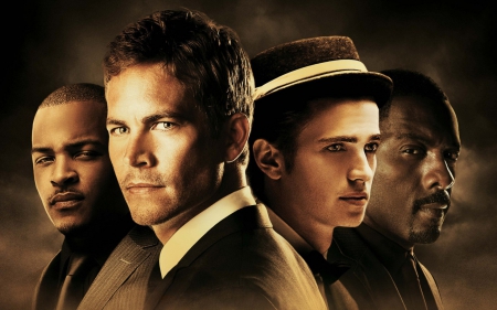 Takers (2010) - male, movie, idris elba, chris brown, takers, hayden christensen, man, actor, paul walker