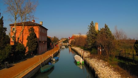 *** Canal and autumn *** - canal, fall, trees, autumn