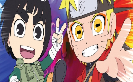 Naruto powerful shippuden - ninjas, rock lee, 3ds, naruto