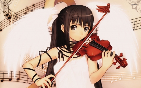 Violinist - girl, anime, Violinist, beautiful