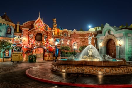 *** Disneyland *** - disneyland, city, architecture, buildings