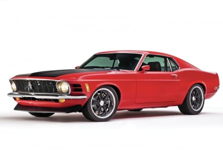 1970-Ford-Mustang - classic, ford, 1970, red