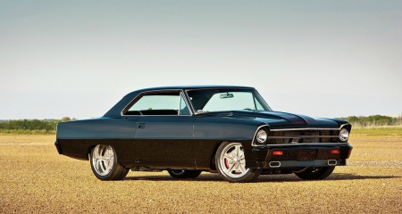 1967-Chevrolet-Nova - classic, bowtie, black, gm