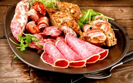 *** Something for dinner...*** - meat, sausage, good, diner