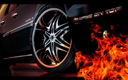 Wheel - drive, burn, car, Wheel