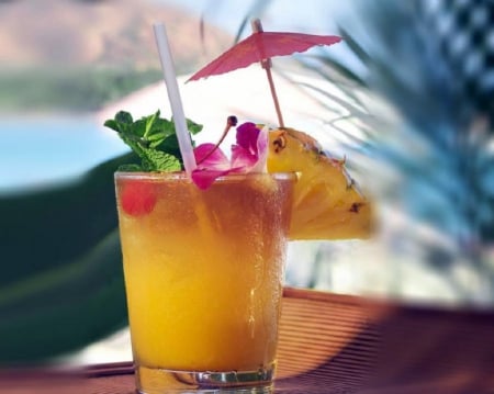 Summer Drink - summer, drink, fresh, fruits