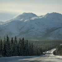 Winter Mountain Landscape