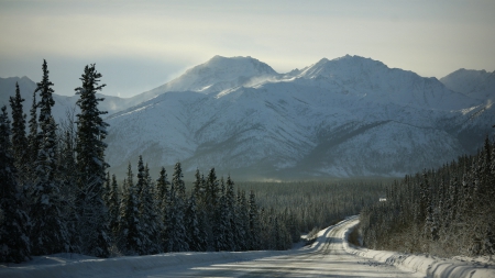 Winter Mountain Landscape - wnter mountain, scenic mountain, winter mountain landscape, winter landscape, mountain landscape