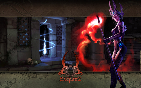 Sacred 2 Fallen Angel Wallpaper005 - sacred 2, video games