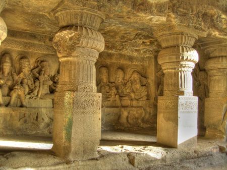 Ellora Caves, India ( World Heritage Site ) - hinduism, monument, jainism, india, architecture, buddhism, hindu, ancient, castle