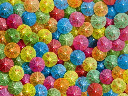 Colours - colours, decoration, umbrella, colourful