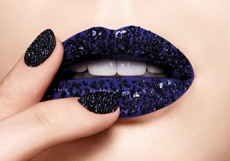 Beauty - nails, lips, abstract, beauty