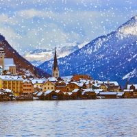 Hallstatt in winter