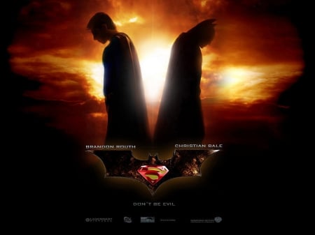 Batman Superman - batman, superman, superheroes, dc