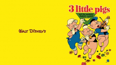 3 Little Pigs - 3, pigs, disney, little