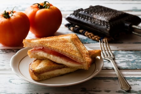 *** Yummy breakfast *** - food, plate, breakfast, tomatoes