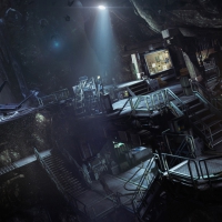 Arkham Origins Batcave