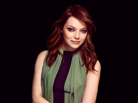 Emma Stone - emma, stone, green, emma stone