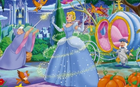 Cinderella - movie, Cinderella, cartoon, disney