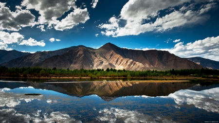 peaceful  place - nature, place, mountain, peaceful