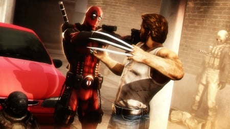 Deadpool and Wolverine - Deadpool, wolverine, heros, x-men