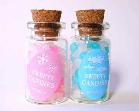 Sweet Candies - sweet, food, candies, bottle