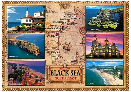 Black Sea - map, photography, old, sea, nice, Black Sea, photo, Bulgaria