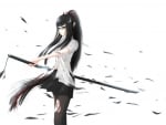 anime girl with katana