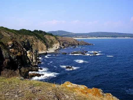 Agalina National Preserve, Bulgaria - water, coast, blue, photography, sea, photo, Bulgaria, nature, Black sea, nice, rocks