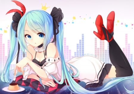 Hatsune Miku - hatsune miku, long hair, kawaii, vocaloid