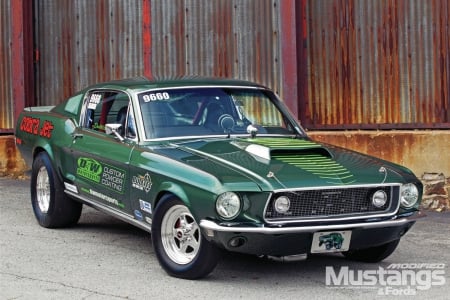 1968 Ford Mustang - Ford, Classic, 1968, Green