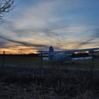 engine off at sunset