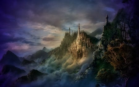 Fantasy Castle - photoshop, color, fantasy, castle