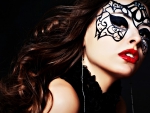 Beauty with mask