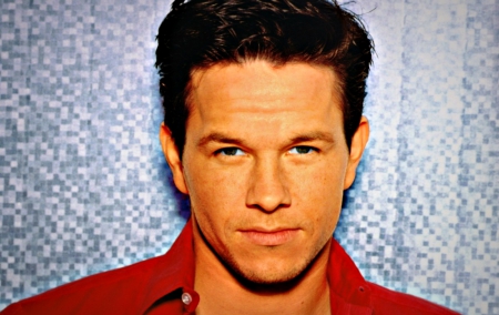 Mark Wahlberg - male, handsome, actor, blue, red, Mark Wahlberg, man