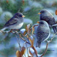 Winter morning-detail